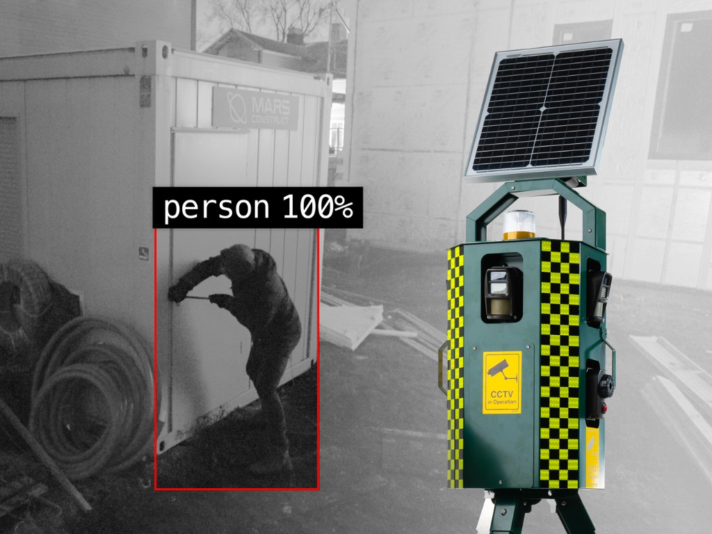 KI-gestützte Erkennung und mobiler Sentinel-Turm mit Solar – autarke Videoüberwachung auf der Baustelle