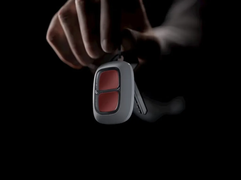 Ajax DoubleButton on a staff member’s keyring
